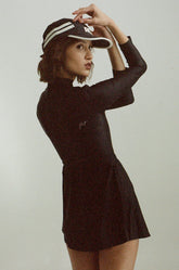 Aliyah Skater Dress (Black)